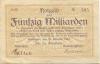 Trossingen - Gemeinde - 24.10.1923 - 50 Milliarden Mark 