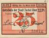 Tuchel (heute: PL-Tuchola) - Stadt - 1.7.1918 - 31.3.1920 - 25 Pfennig 