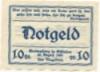 Waldenburg (heute: PL-Walbrzych) - Stadt - 20.8.1921 - 10 Pfennig 