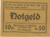 Waldenburg (heute: PL-Walbrzych) - Stadt - 20.8.1921 - 10 Pfennig 