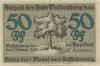 Waldenburg (heute: PL-Walbrzych) - Stadt - 1.2.1920 - 50 Pfennig 