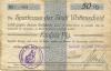 Wattenscheid (heute: Bochum) - Sparkasse der Stadt - 10.8.1914 - 31.12.1914 - 50 Pfennig 
