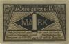 Wernigerode - Stadthallenbau GmbH - 1.10.1921 - 1 Mark 