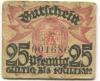 Wittingen - Kreissparkasse - - 1.7.1922 - 25 Pfennig 
