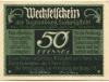 Witzenhausen - Vereinigung zur Erhaltung der Jugend-Burg Ludwigstein eV - 4.4.1921 - 4.4.1922 - 50 Pfennig 