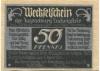 Witzenhausen - Vereinigung zur Erhaltung der Jugend-Burg Ludwigstein eV - 4.4.1921 - 4.4.1922 - 50 Pfennig 