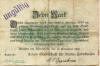 Wolfen (heute: Bitterfeld) (und Berlin-Treptow) - AG für Anilin-Fabrikation - 18.11.1918 - 1.2.1919 - 10 Mark 