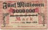 Zella-Mehlis - Stadt - 14.9.1923 - 5 Millionen Mark 