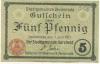 Zeulenroda - Stadt - 1.7.1917 - 5 Pfennig 