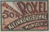 Münster - Grote, Willy, (Inhaber:) Kleinkunstbühne Roxel, Café, Servatiplatz - -- - 50 Pfennig 