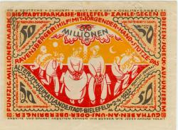 Bielefeld - Stadt - 25.9.1923 - 50 Millionen Mark 