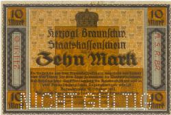 Braunschweig - Arbeiter- und Soldatenrat - 15.10.1918 - 10 Mark 