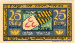 Brehna (heute: Sandersdorf-Brehna) - Stadt - Juli 1921 - 25 Pfennig 