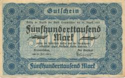 Crimmitschau - Stadt - 31.7.1923 - 500000 Mark 