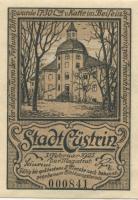 Cüstrin (heute: PL-Kostrzyn nad Odra) - Stadt - 1.2.1921 - 50 Pfennig 