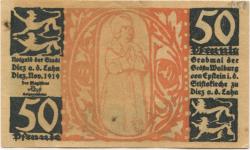 Diez - Stadt - November 1919 - 50 Pfennig 