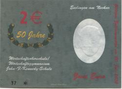 Esslingen - Wirtschaftsoberschule/Wirtschaftsgymnasium John F. Kennedy-Schule - 20.7.2002 - 2 Euro 