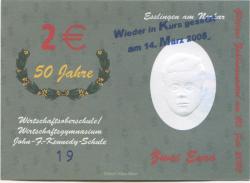 Esslingen - Wirtschaftsoberschule/Wirtschaftsgymnasium John F. Kennedy-Schule - - 14.3.2005 - 2 Euro 