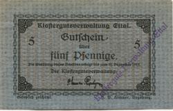 Ettal - Klostergut - - 31.12.1917 - 5 Pfennig 