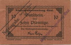 Ettal - Klostergut - - April - Ende Juli 1919 - 10 Pfennig 