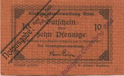 Ettal - Klostergut - - April - Ende Juli 1919 - 10 Pfennig 