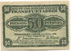 Frankfurt - Stadt - 8.11.1919 - 50 Pfennig 