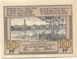 Fürstenberg - Stadt - - 31.5.1922 - 10 Pfennig 