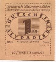 Fürth - Schoder, Friedrich, & Sohn, Mathildenstr. 36-38 - -- - 1 kg 