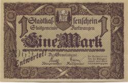 Furtwangen - Stadt - 1.12.1918 - 1 Mark 