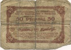 Gelsenkirchen und Rotthausen - Stadt und Gemeinde - 15.5.1917 - 50 Pfennig 