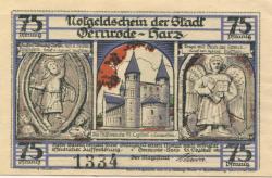 Gernrode (heute: Quedlinburg) - Stadt - 21.10.1921 - 75 Pfennig 