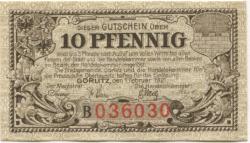 Görlitz - Stadt und Handelskammer für die preußische Oberlausitz - 1.2.1921 - 10 Pfennig 