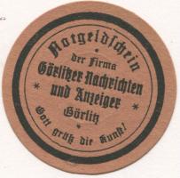 Görlitz - Görlitzer Nachrichten und Anzeiger - Dezember 1920 - 20 Pfennig 