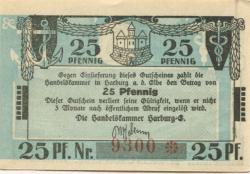Harburg - Handelskammer - -- - 25 Pfennig 