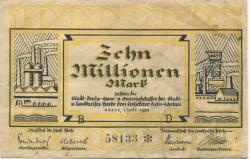 Hoerde (und Dortmund) - Stadt und Kreis - 1.9.1923 - 10 Millionen Mark 
