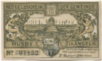Husby - Gemeinde - - 15.12.1921 - 75 Pfennig 