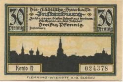 Insterburg (heute: R-Tschernjachowsk) - Städtische Sparkasse - -- - 30 Pfennig 