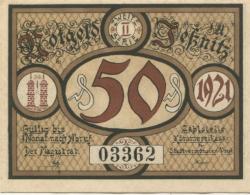 Jeßnitz - Stadt - 1921 - 50 Pfennig 