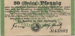 Johannisburg (heute: PL-Pisz) - Stadt - 24.5.1917 - 50 Pfennig 