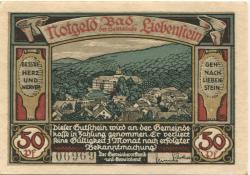 Liebenstein (Bad) - Gemeinde - (1921) - 50 Pfennig 