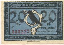 Merseburg - Stadt - 1.5.1921 - 20 Pfennig 