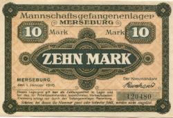 Merseburg - Mannschaftsgefangenenlager - 1.1.1916 - 10 Mark 