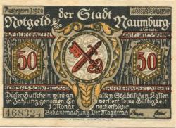 Naumburg - Stadt - 1920 - 50 Pfennig 