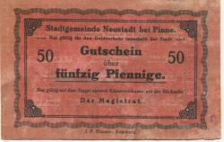Neustadt (heute: PL-Lwowek) - Stadt - -- - 50 Pfennig 