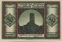 Neustrelitz - Stadt - 1.10.1921 - 50 Pfennig 
