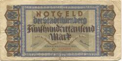 Nürnberg - Stadt - 11.8.1923 - 500000 Mark 