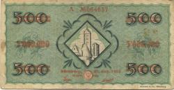 Nürnberg - Stadt - 22.8.1923 - 5 Millionen Mark 