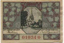 Oberlind (heute: Sonneberg) - Gemeinde - 1920 - 50 Pfennig 