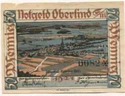 Oberlind (heute: Sonneberg) - Gemeinde - 1921 - 50 Pfennig 