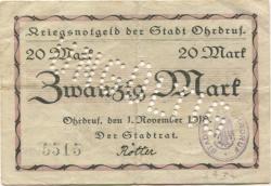 Ohrdruf - Stadt - 1.11.1918 - 20 Mark 